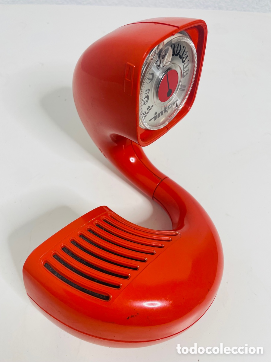 Radios antiguas: Inter Hemisphon Red Space Age Design 1970 - Foto 16