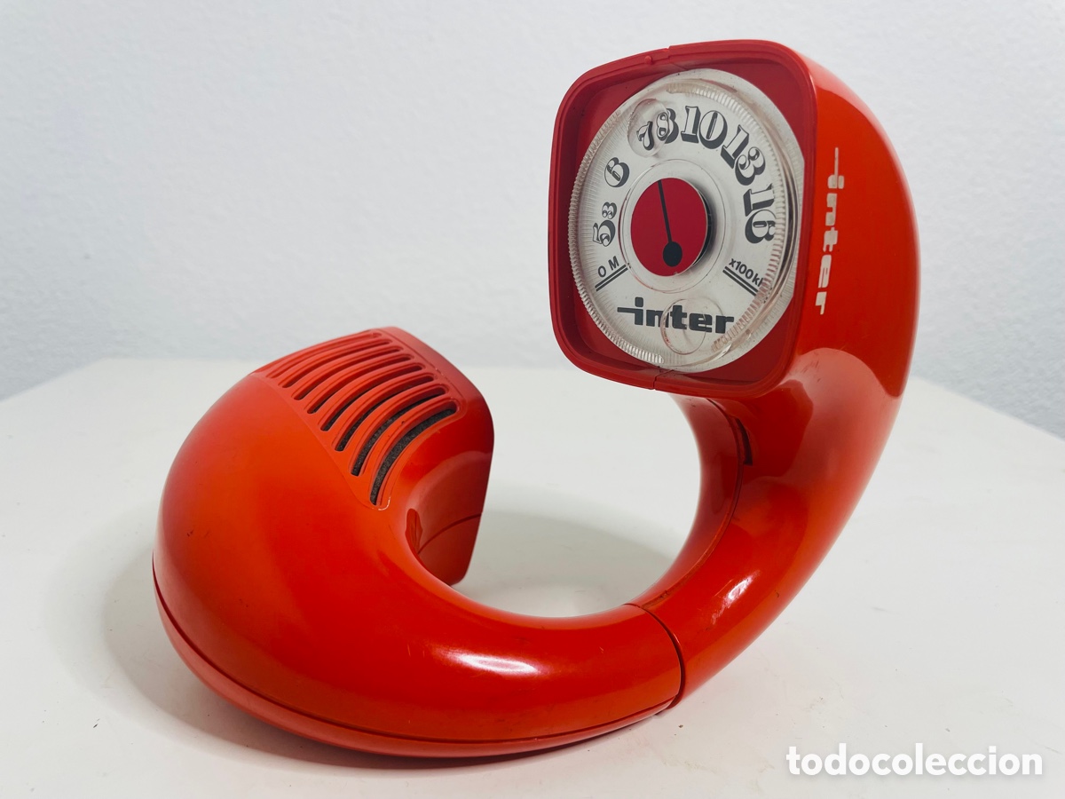 Radios antiguas: Inter Hemisphon Red Space Age Design 1970 - Foto 19
