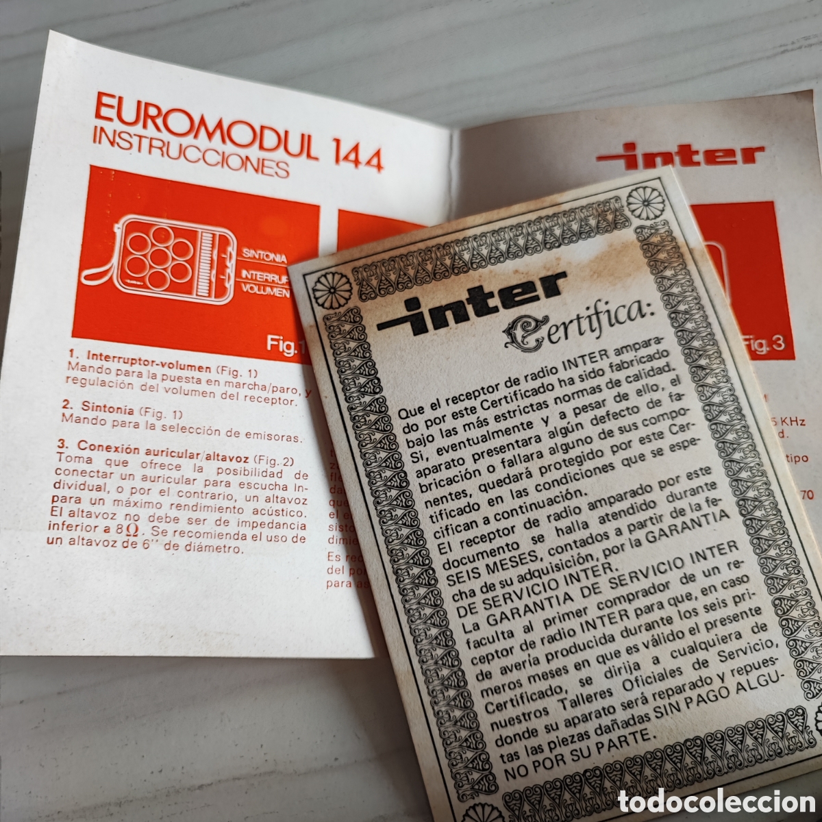 Radios antiguas: Radio Transistor Inter E144 NEGRO Y BLANCO - Foto 8
