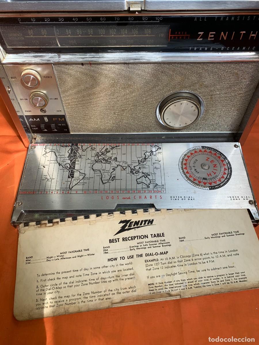 Radios antiguas: RADIO ZENITH ROYAL TRANSOCEANIC 3000-1 - Foto 3