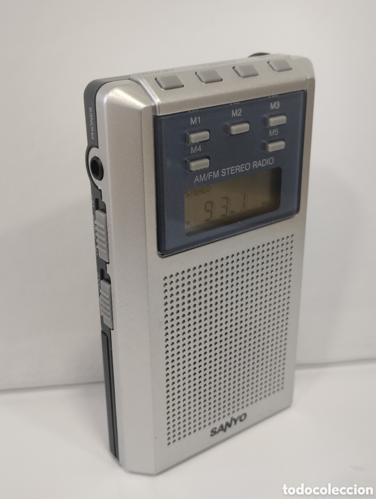 SANYO Radio Analogica Am/fm Borde Madera con Bateria Recargable KS114 -  Guanxe Atlantic Marketplace