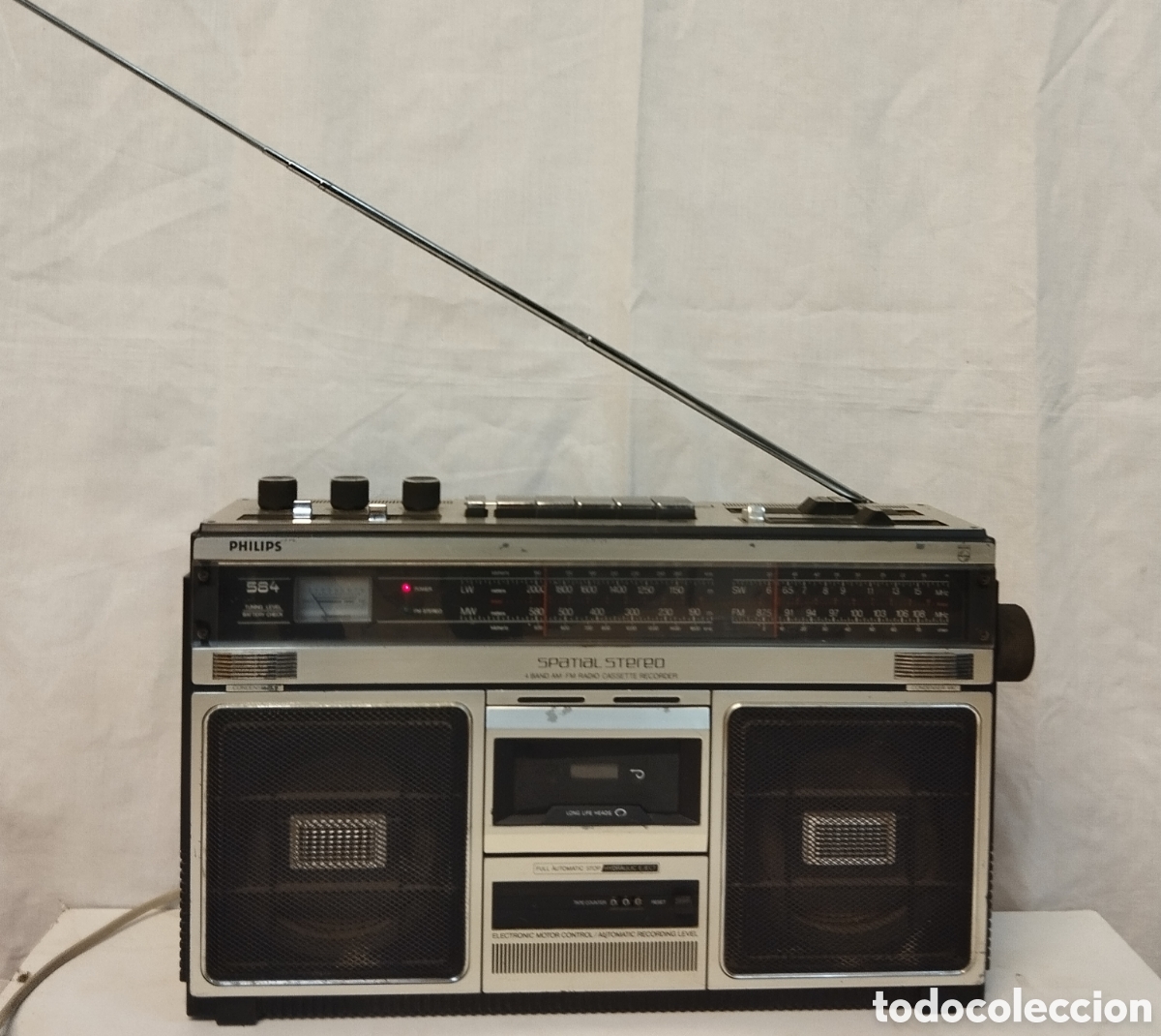 Radios antiguas: Radio casete Philips Spatial stereo - Foto 4