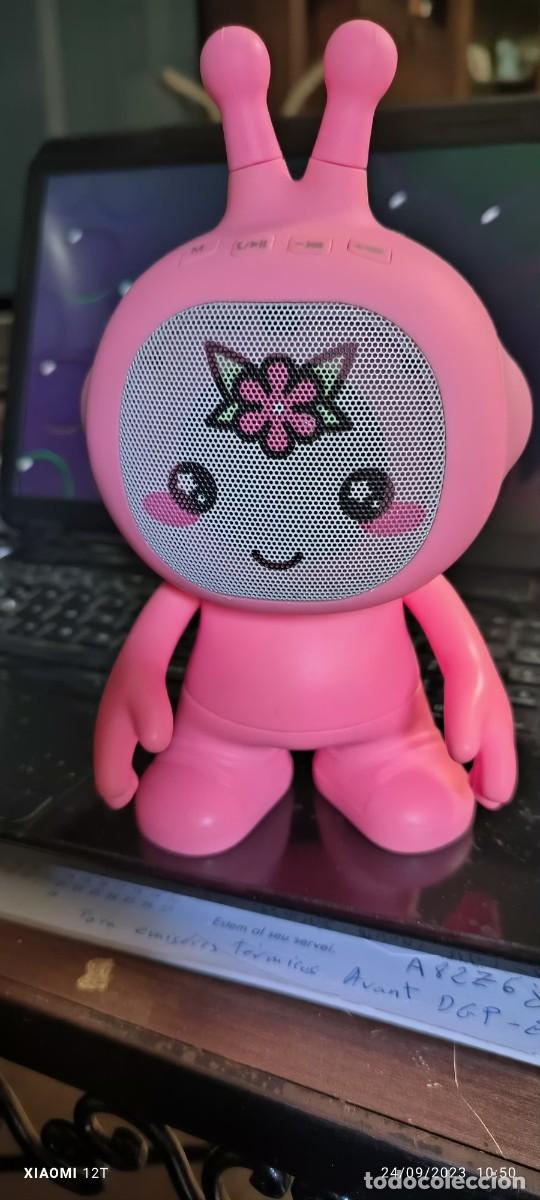 Radios antiguas: Altavoz Bluetooth con Forma de Robot y Efectos Luminosos 20 cm. - Foto 1