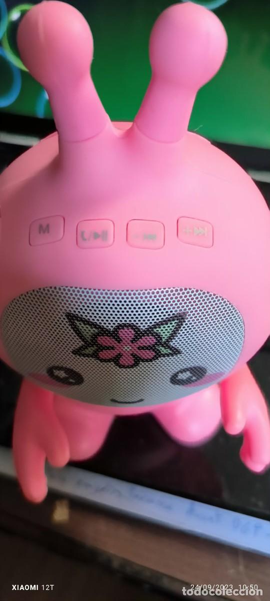 Radios antiguas: Altavoz Bluetooth con Forma de Robot y Efectos Luminosos 20 cm. - Foto 2