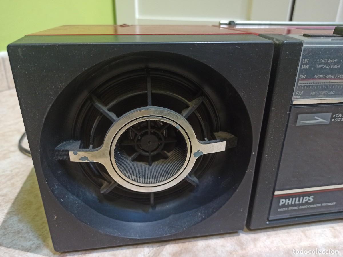 Radios antiguas: Radio cassette Philips D8254 - Foto 4