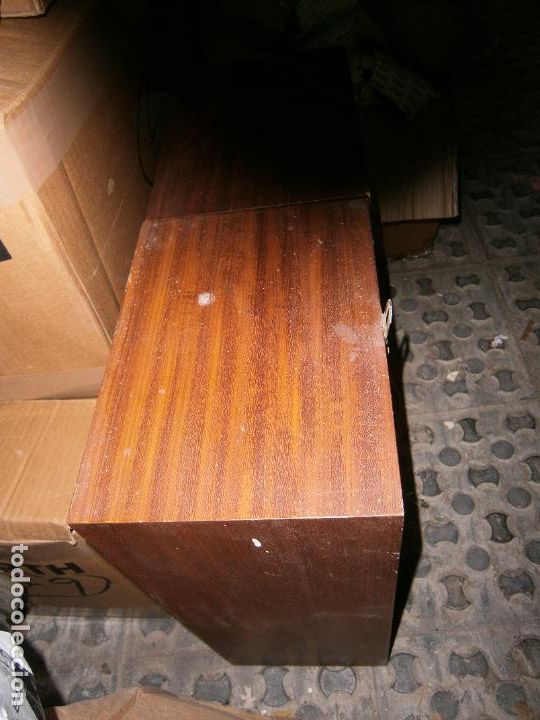 Radios antiguas: COLUMNAS DE SONIDO HM MODELO HASLER EN MADERA DE GRAN PESO +- 50 CM - Foto 5