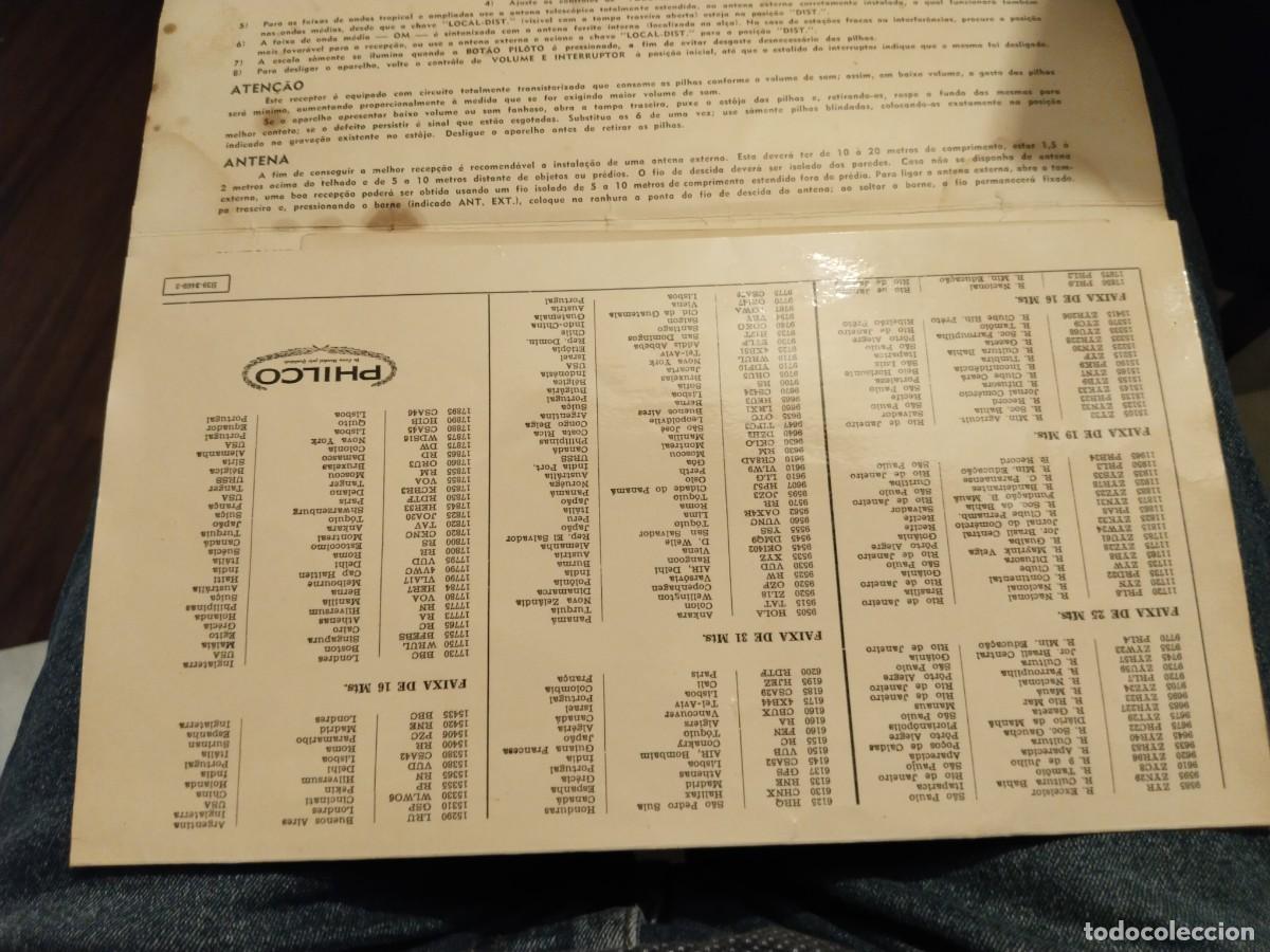 Radios antiguas: Enorme radio transistor Philco - Foto 19