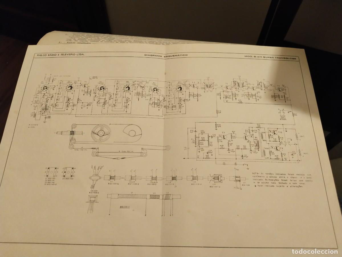 Radios antiguas: Enorme radio transistor Philco - Foto 25