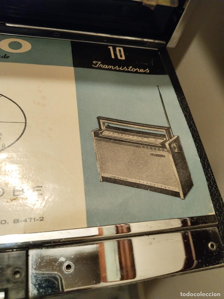 Radios antiguas: Enorme radio transistor Philco - Foto 26