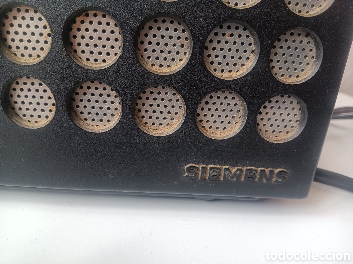 Radios antiguas: RADIO CASSETTE SIEMENS MODELO PIANAR 412 CON CABLE PARA CORRIENTE FUNCIONA - Foto 3