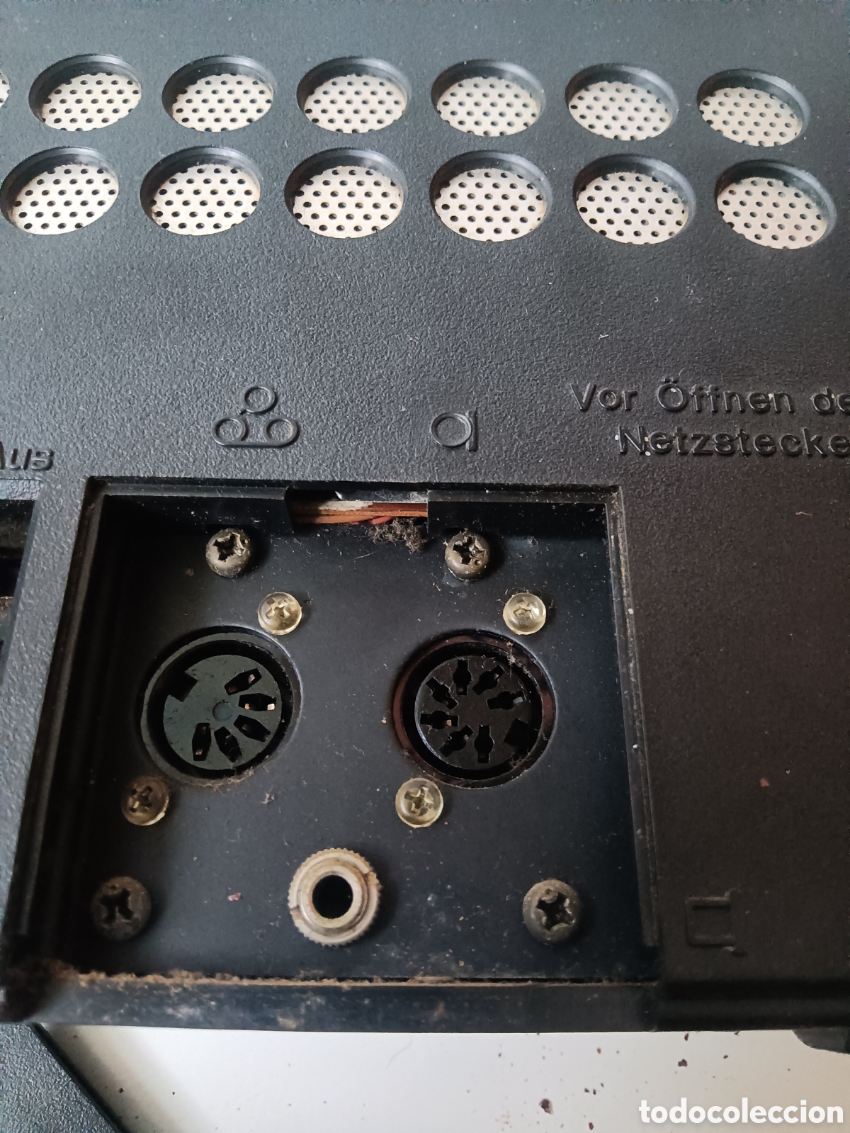 Radios antiguas: RADIO CASSETTE SIEMENS MODELO PIANAR 412 CON CABLE PARA CORRIENTE FUNCIONA - Foto 10