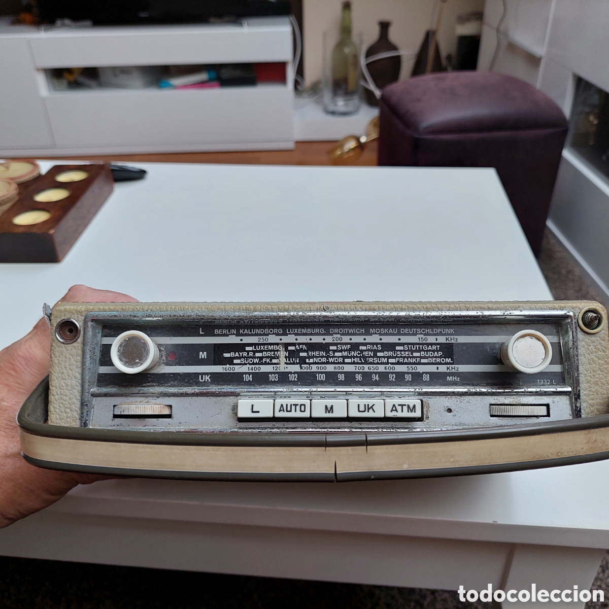 Radios antiguas: Radio Graetz Page. Gris - Foto 2