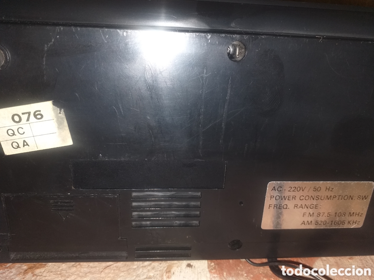 Radios antiguas: Radio despertador marca Osmar - Foto 4