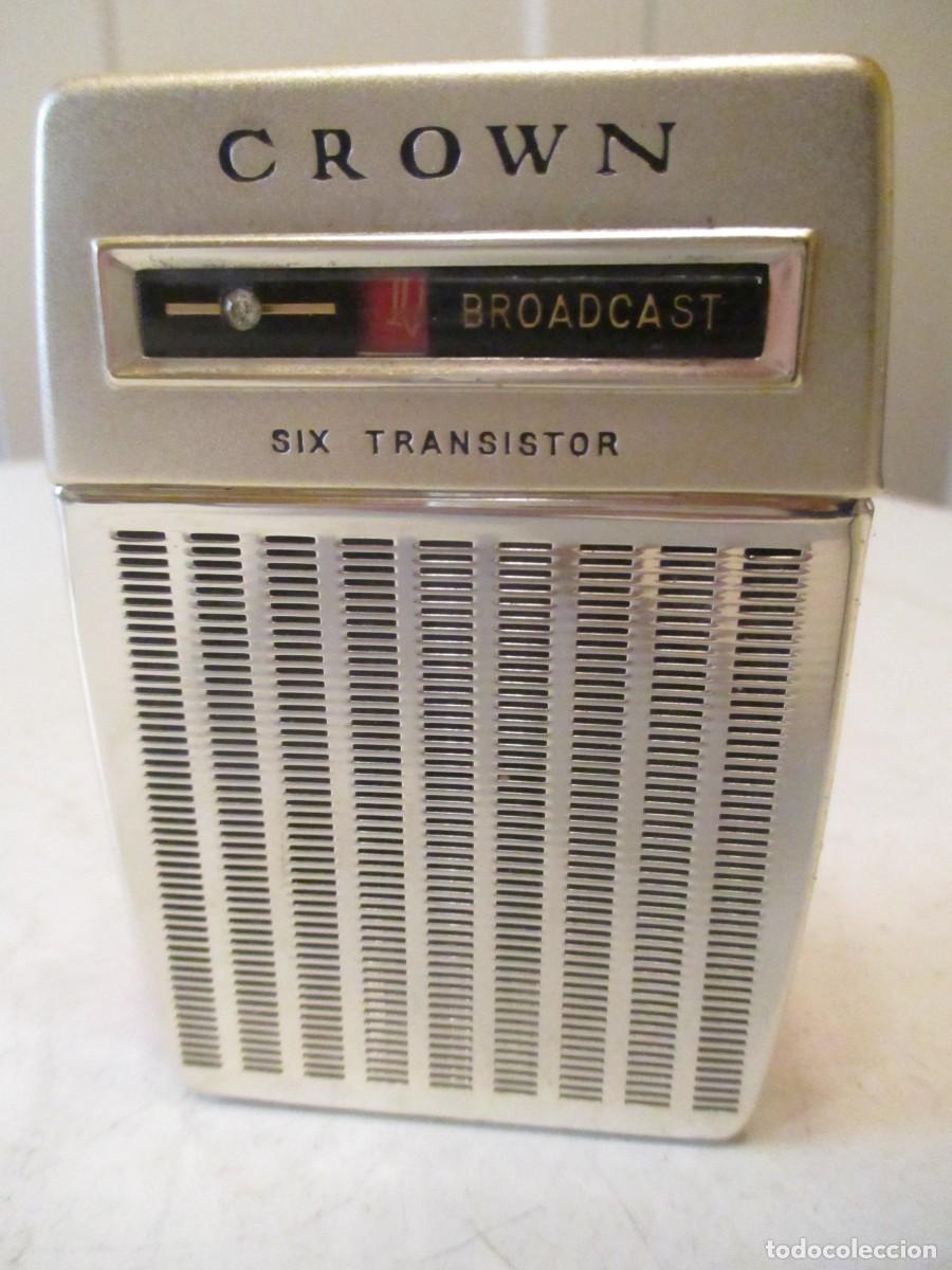 Muy pequeño radio transistor Crown