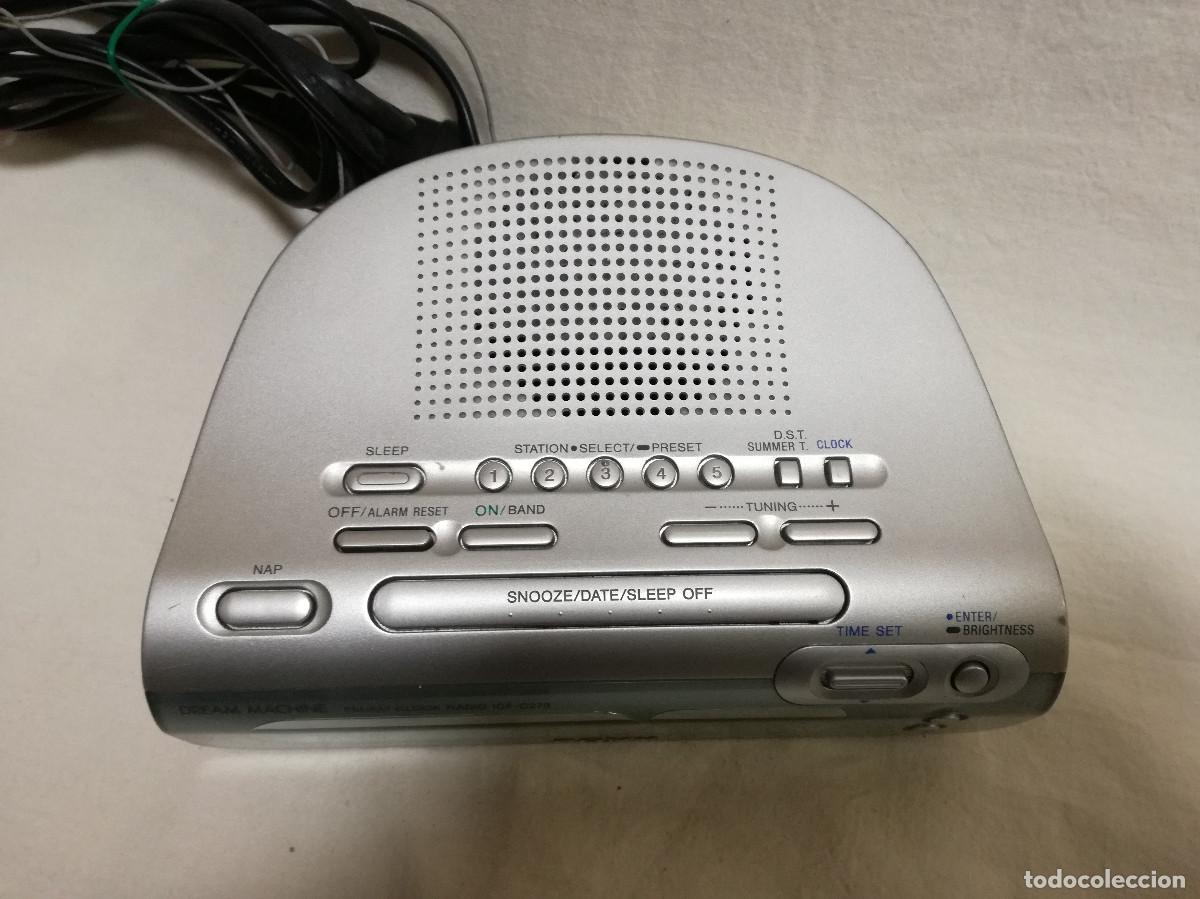 Radios antiguas: RADIO DESPERTADOR SONY ICF-C273 (FUNCIONA) - Foto 3