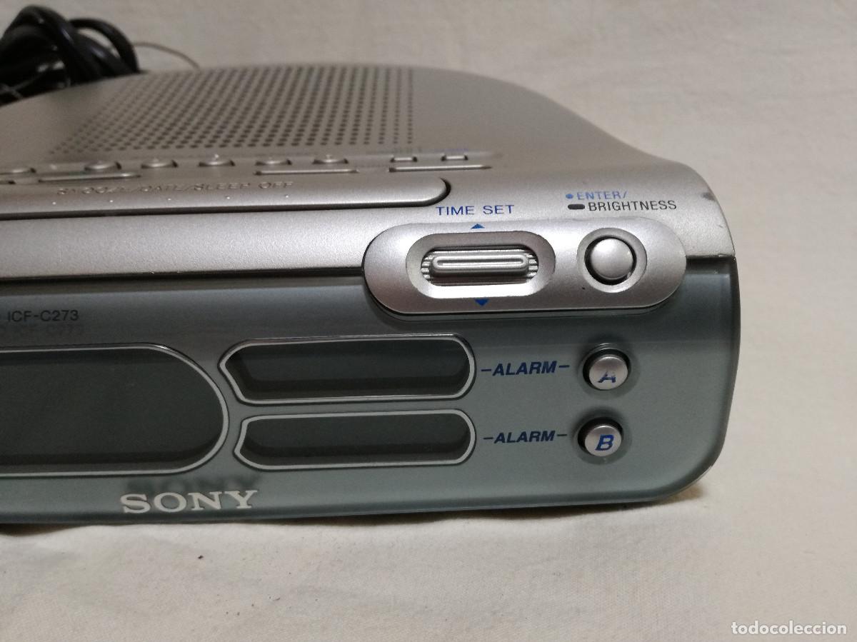 Radios antiguas: RADIO DESPERTADOR SONY ICF-C273 (FUNCIONA) - Foto 4