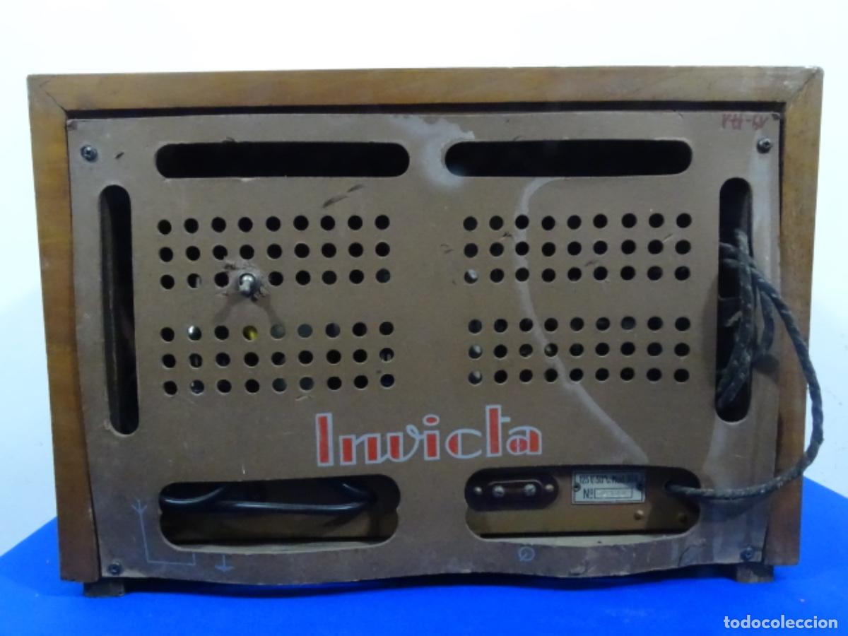 Radios antiguas: ANTIGUA RADIO INVICTA DE V&Aacute;LVULAS - Foto 7