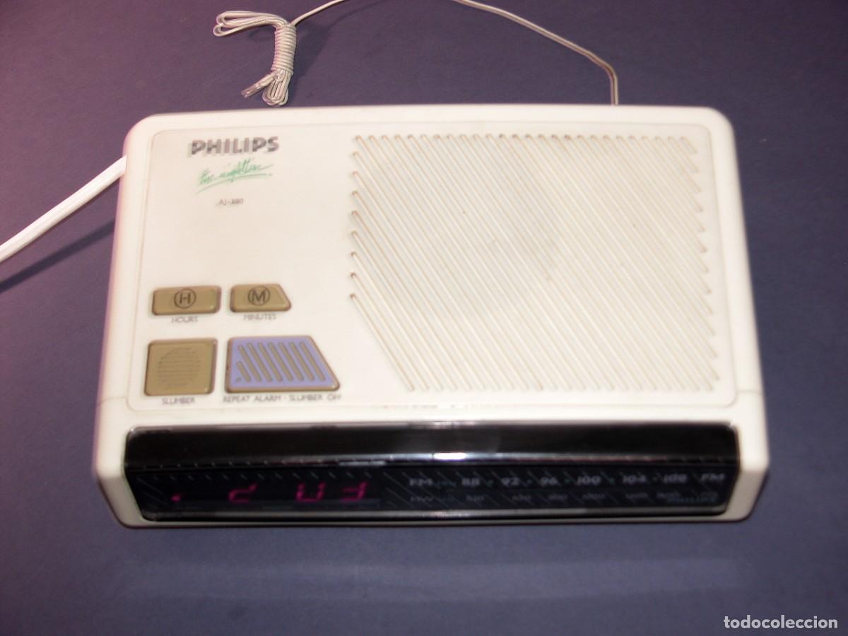 radio reloj despertador philips d-3650 - Compra venta en todocoleccion