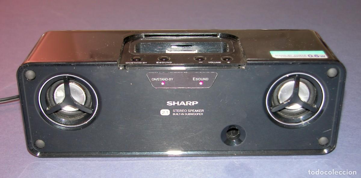 Radios antiguas: AMPLIFICADOR STEREO SHARP CON SUBWOFER INTERIOR. - Foto 1