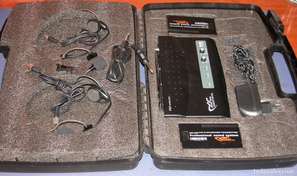 Radios antiguas: ACOUSTIC CONTROL PRO WIRELESS VHF TRANSMISOR / RECEPTOR. - Foto 1