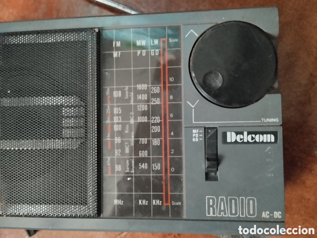 Radios antiguas: ANTIGUA RADIO DELCOM - Foto 2