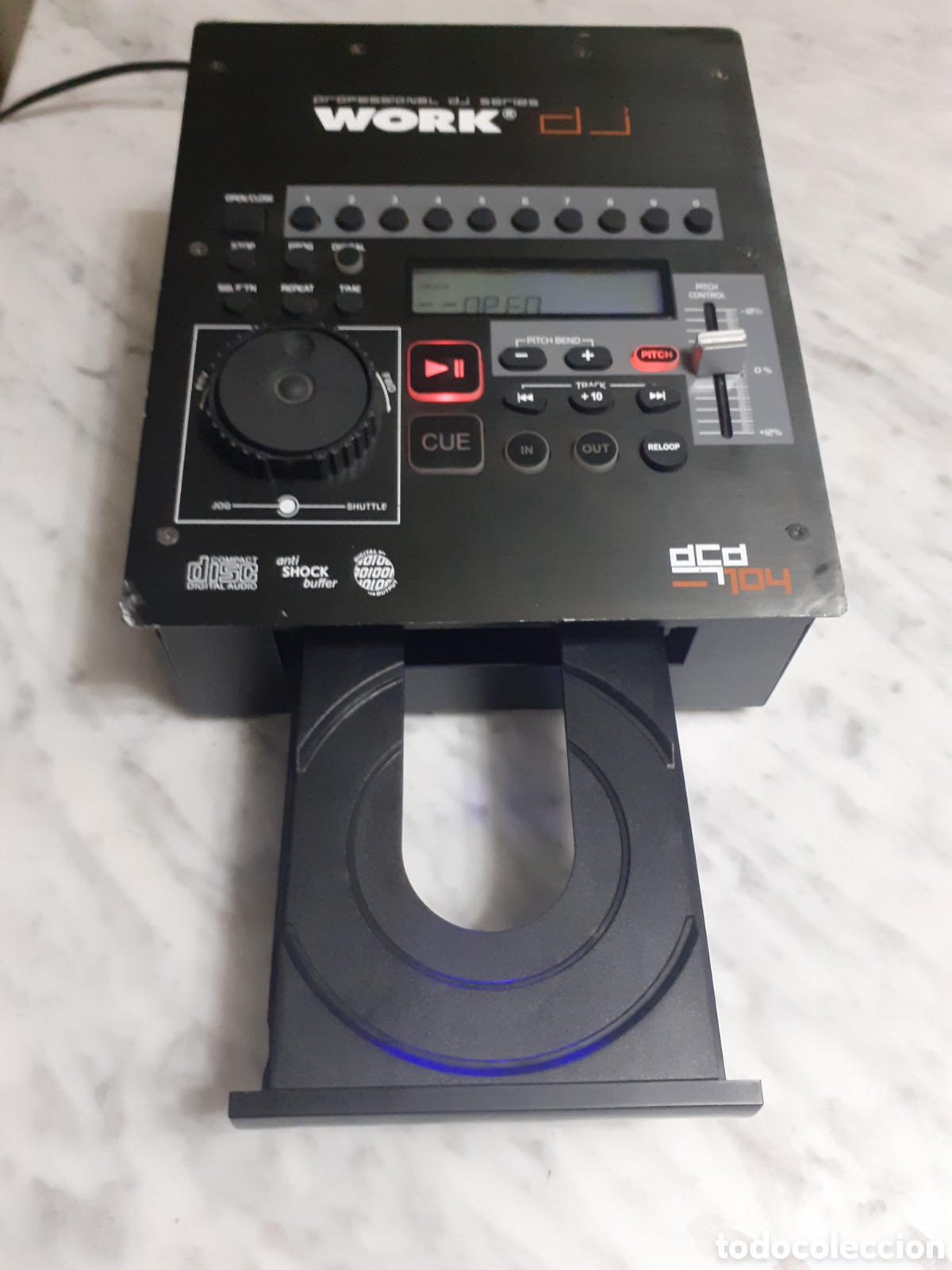 Radios antiguas: CDJ WORK DJ REPRODUCTOR CD PROFESIONAL SERIES DCD104 player - Foto 2