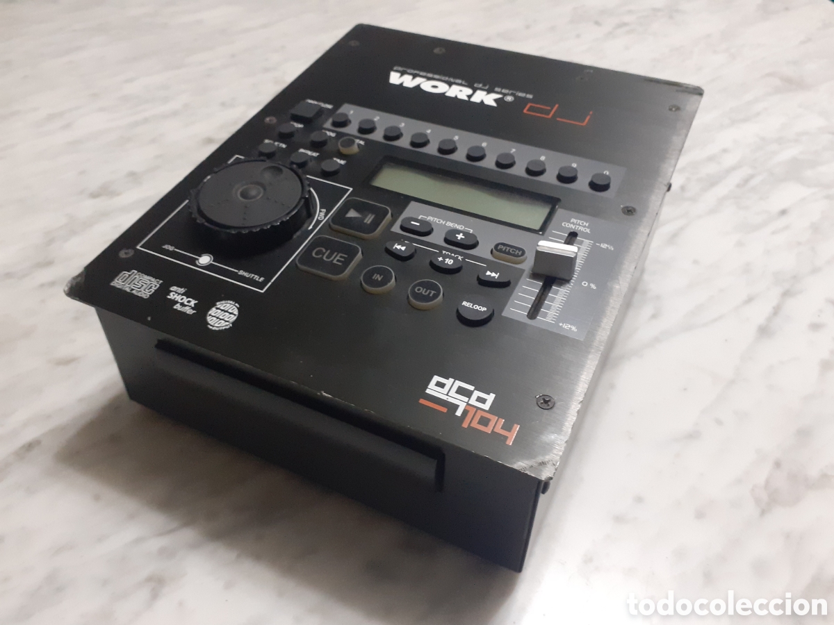 Radios antiguas: CDJ WORK DJ REPRODUCTOR CD PROFESIONAL SERIES DCD104 player - Foto 3