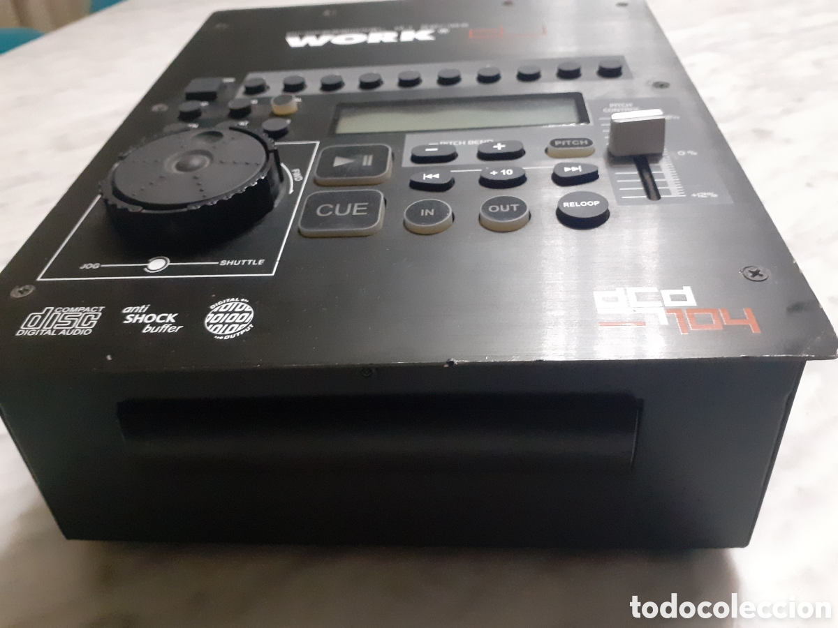 Radios antiguas: CDJ WORK DJ REPRODUCTOR CD PROFESIONAL SERIES DCD104 player - Foto 7