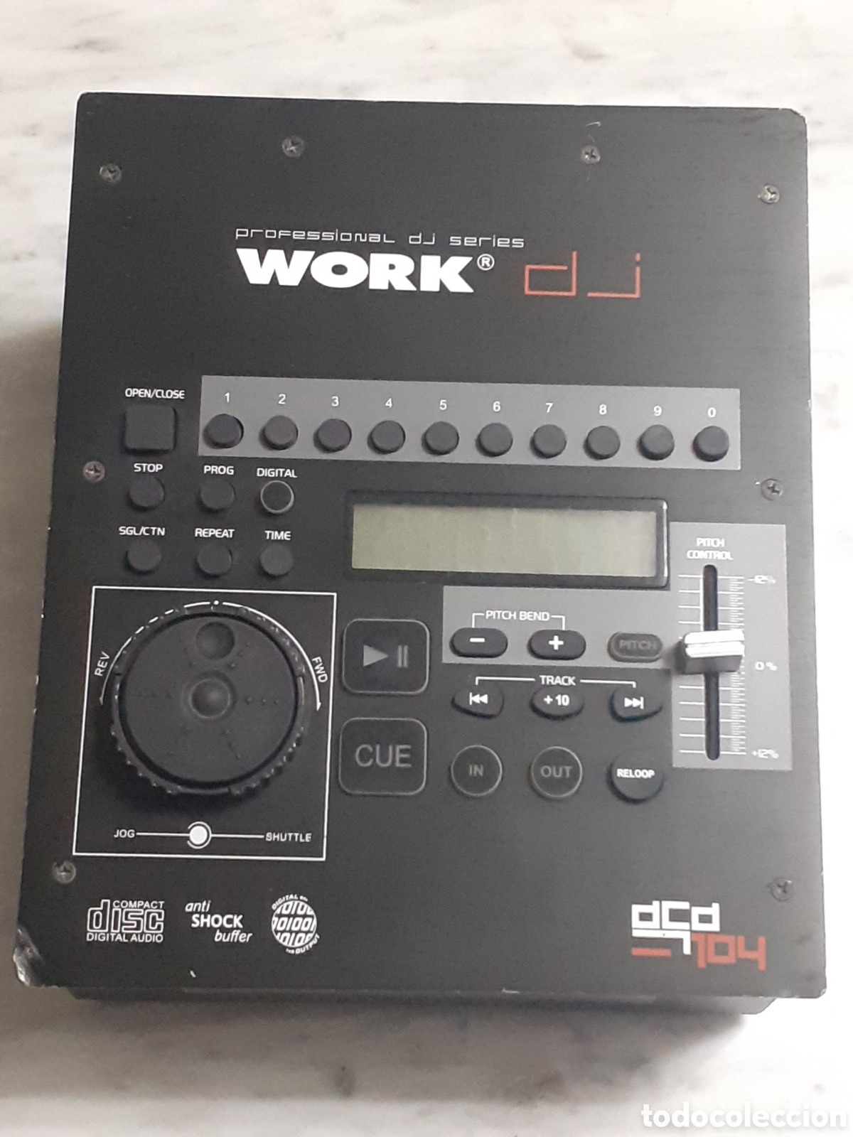 Radios antiguas: CDJ WORK DJ REPRODUCTOR CD PROFESIONAL SERIES DCD104 player - Foto 8