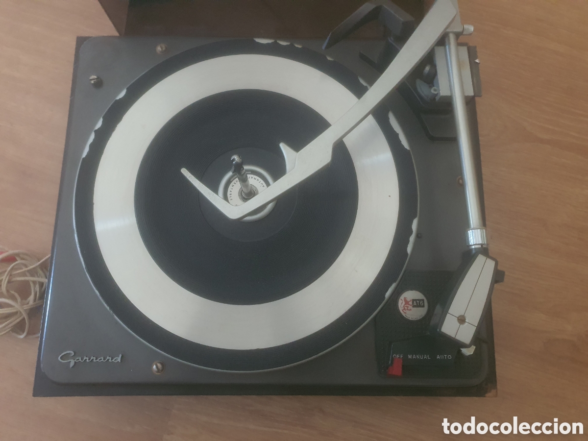Radios antiguas: Tocadisco garrad para piezas no probado - Foto 2