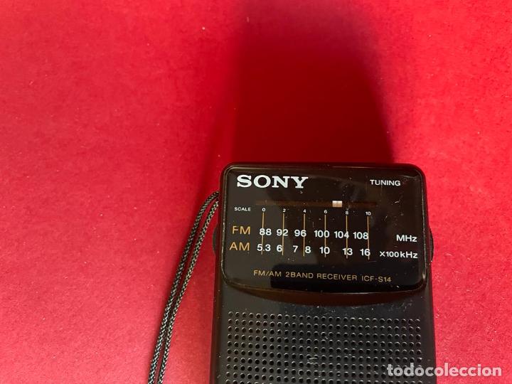 mini radio sony icf s14 funciona - Compra venta en todocoleccion