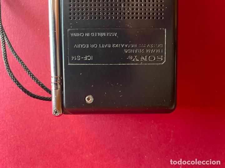 Radios antiguas: RADIO TRANSISTOR SONY - ICF-S14 (FUNCIONA) - VINTAGE - Foto 7
