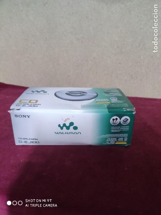 Radios antiguas: DISCMAN WALKMAN CD SONY D EJ100 SIN USO EN SU CAJA - Foto 2