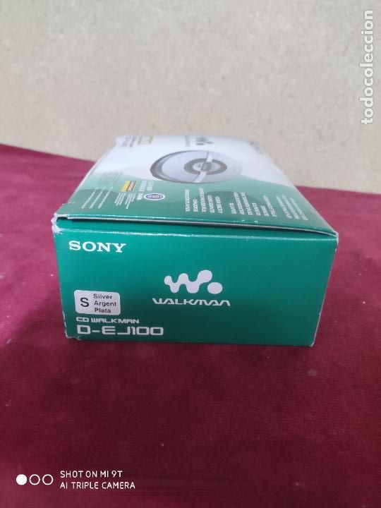 Radios antiguas: DISCMAN WALKMAN CD SONY D EJ100 SIN USO EN SU CAJA - Foto 3