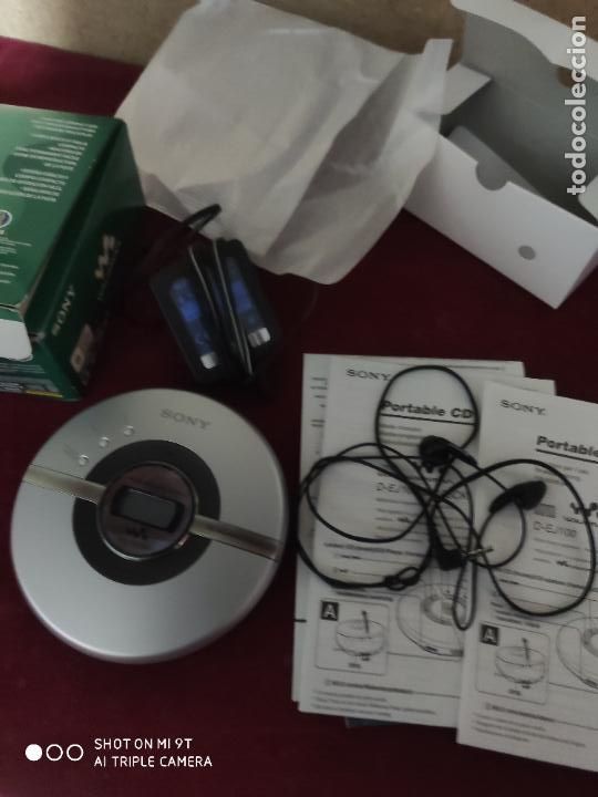 Radios antiguas: DISCMAN WALKMAN CD SONY D EJ100 SIN USO EN SU CAJA - Foto 7
