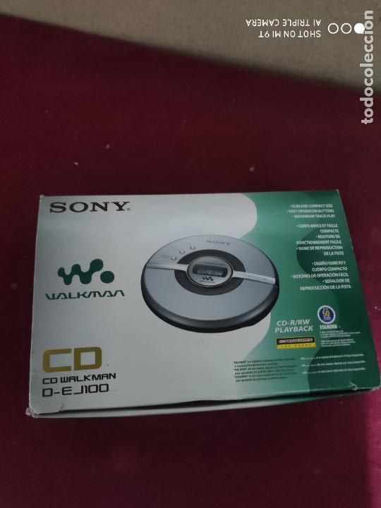 Radios antiguas: DISCMAN WALKMAN CD SONY D EJ100 SIN USO EN SU CAJA - Foto 1