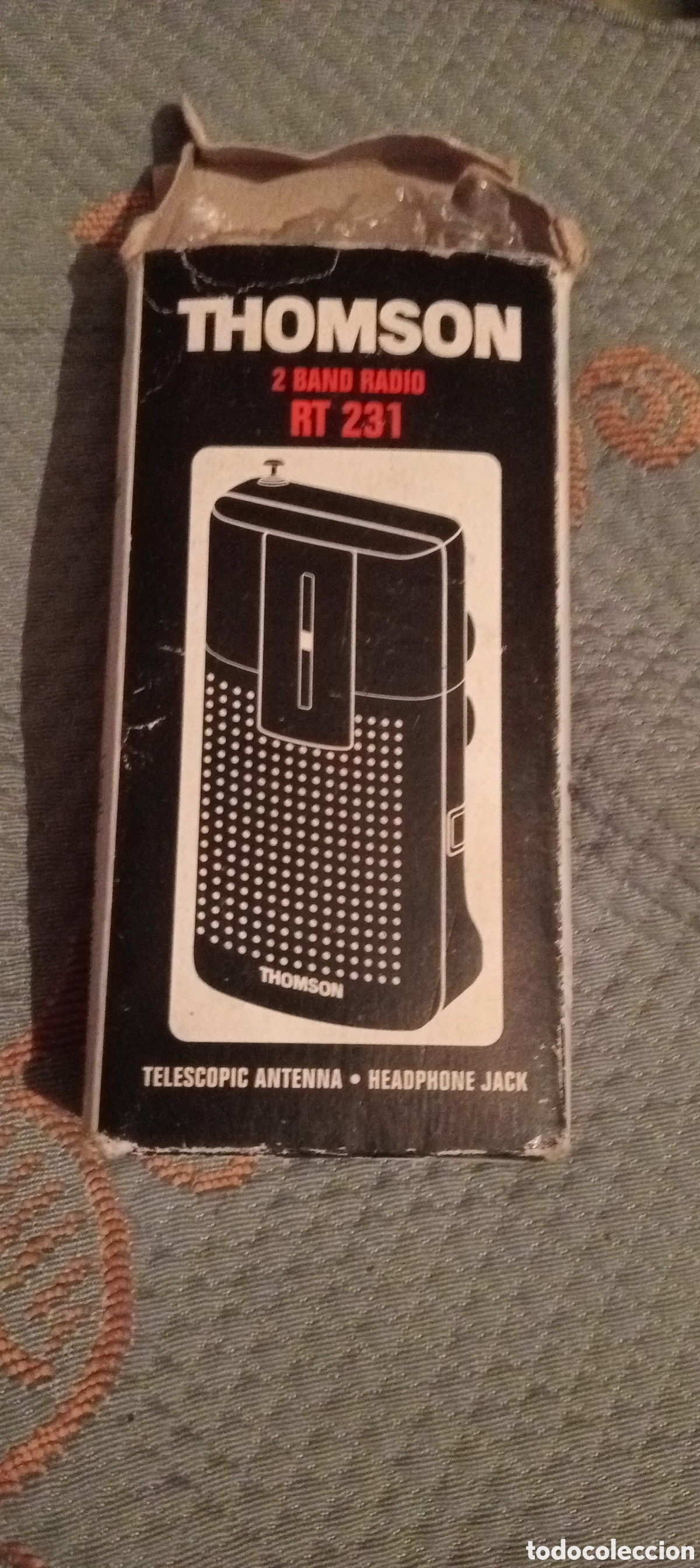 Radios antiguas: Radio Thomson en su caja - Foto 3