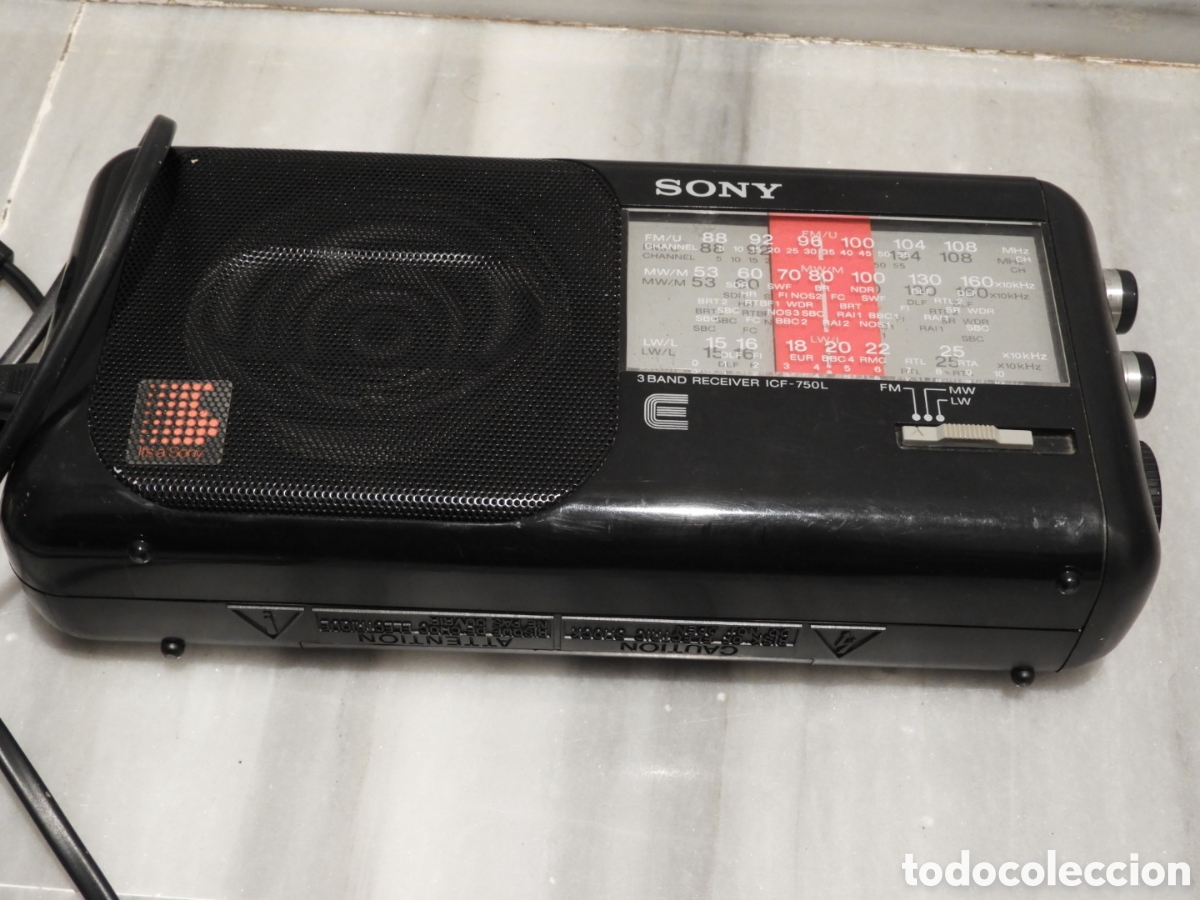 radio portatil sony icf-480s año 1990 - Compra venta en todocoleccion