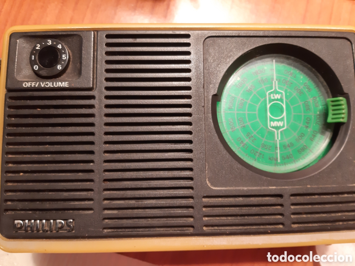 Radios antiguas: TRANSISTOR RADIO RECEPTOR PHILIPS 90 RL 152 MW/LW. Funciona - Foto 1