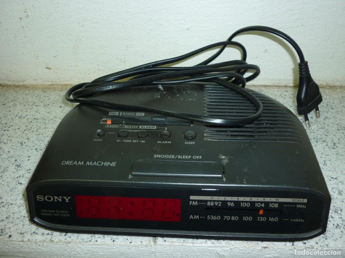 Milanuncios - Radio despertador Sony ICF-C26 vintage