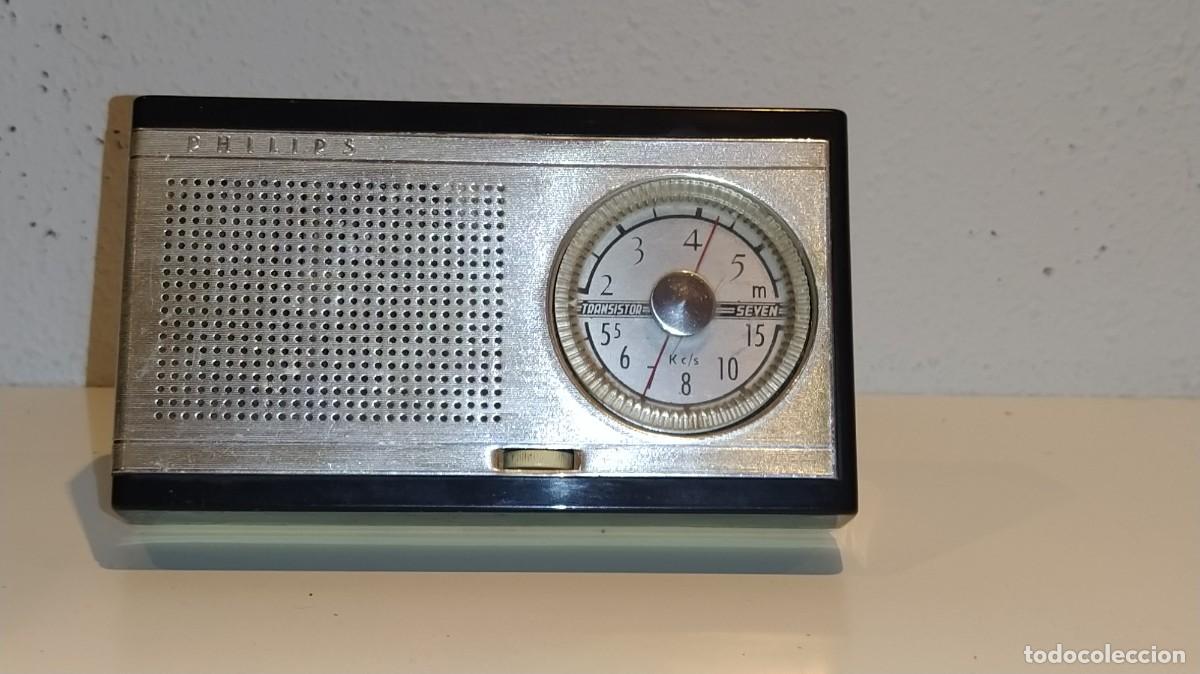 Radios antiguas: BONITO Y RARO TRANSISTOR PHILIPS L1E11T DE LOS 60 &iexcl;&iexcl;&iexcl;&iexcl;FUNCIONA!!!. - Foto 3