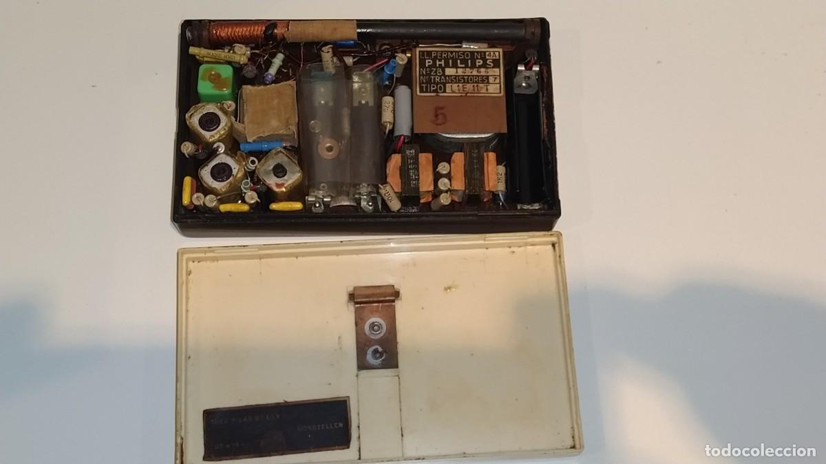 Radios antiguas: BONITO Y RARO TRANSISTOR PHILIPS L1E11T DE LOS 60 &iexcl;&iexcl;&iexcl;&iexcl;FUNCIONA!!!. - Foto 10