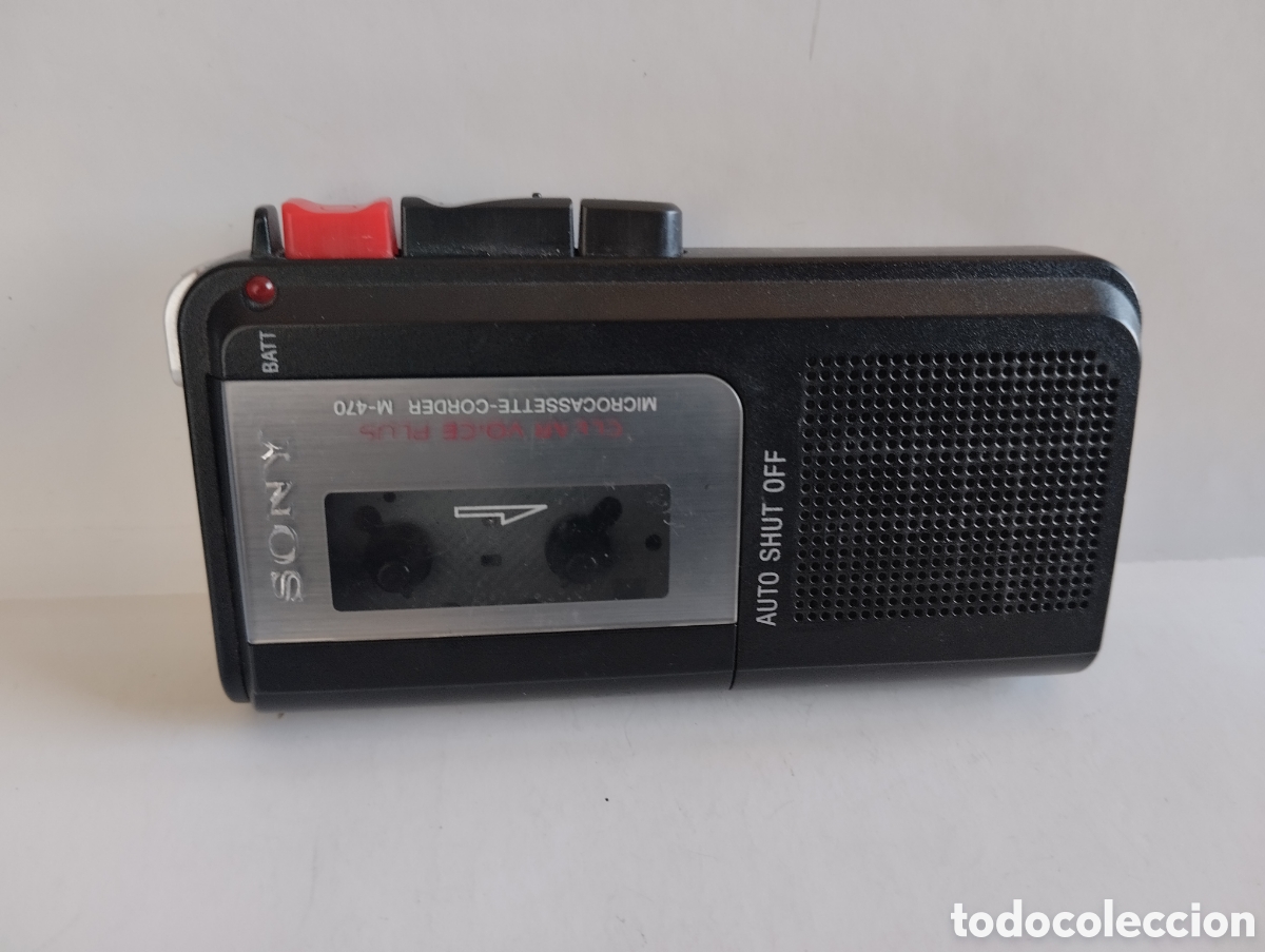 Radios antiguas: MINI GRABADORA SONY M-470 (PARA REVISAR) - Foto 2