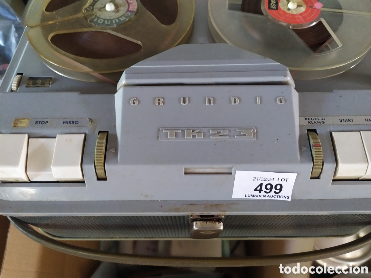 Radios antiguas: Grabadora Grundig grabadora - Foto 3