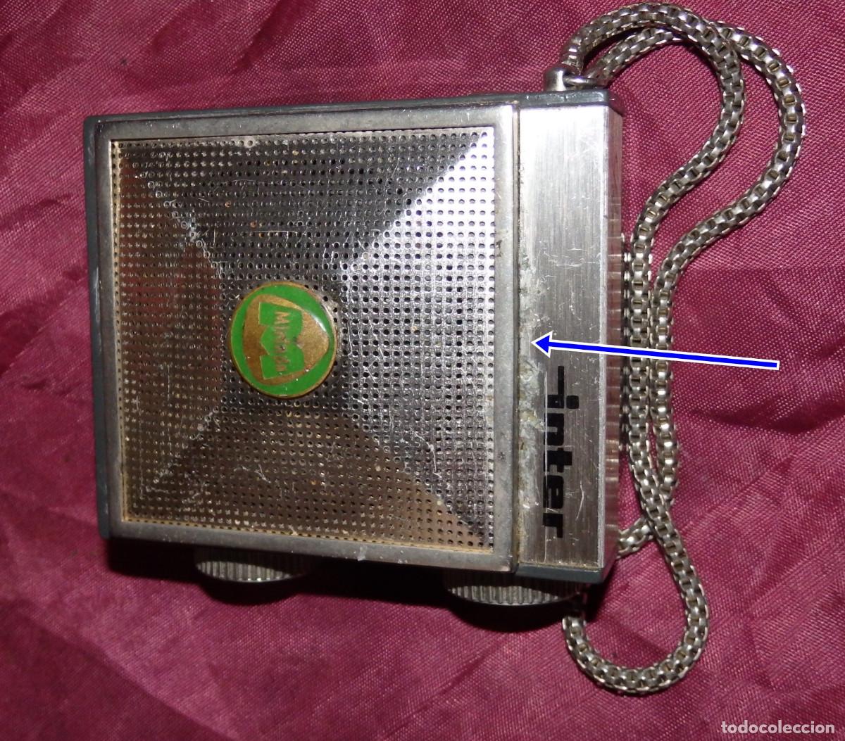 Radios antiguas: MICRO TRANSISTOR ESPA&Ntilde;OL INTER CON PUBLICIDAD DE MIRINDA - Foto 2