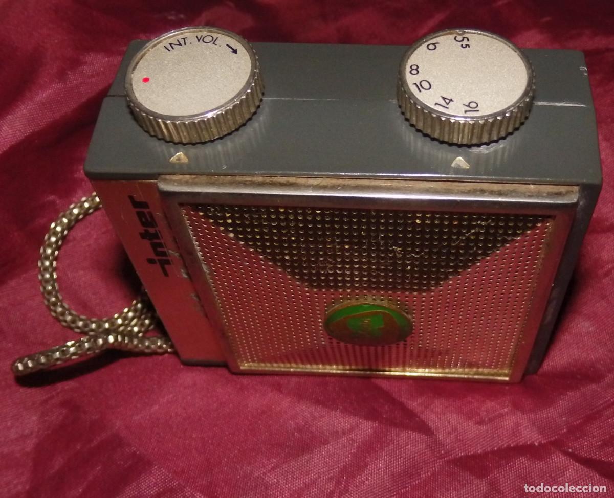 Radios antiguas: MICRO TRANSISTOR ESPA&Ntilde;OL INTER CON PUBLICIDAD DE MIRINDA - Foto 3