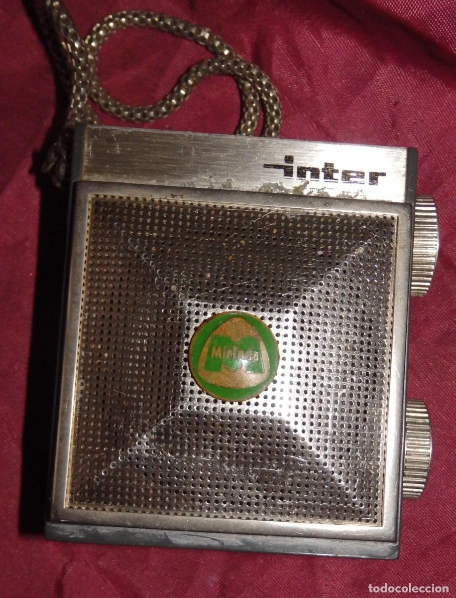Radios antiguas: MICRO TRANSISTOR ESPA&Ntilde;OL INTER CON PUBLICIDAD DE MIRINDA - Foto 7