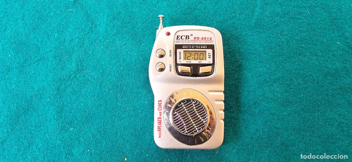 Radios antiguas: RADIO ECB RS-2612 WITH SPEAKER AND CLOCK - Foto 1