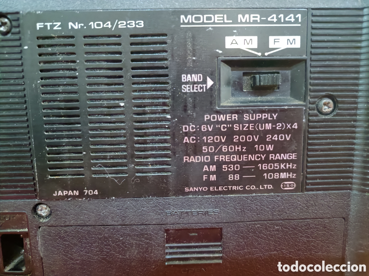 Radios antiguas: Radio casete sanyo - Foto 4