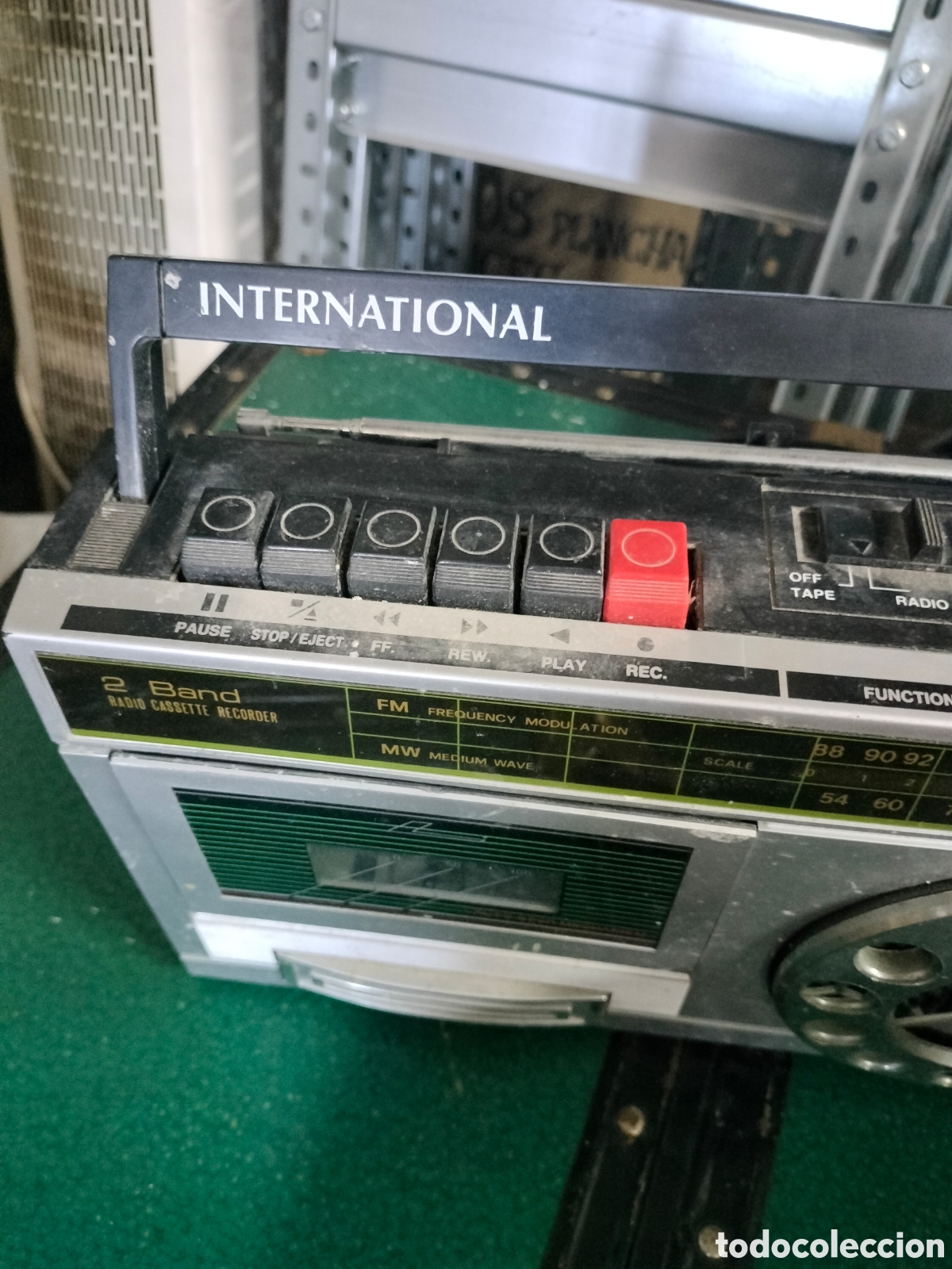 Radios antiguas: Radio cassette internacional mercedez. Rara de ver. - Foto 2